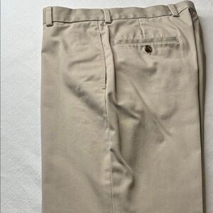 Brooks Brothers Beige and Navy Label Chino Pants